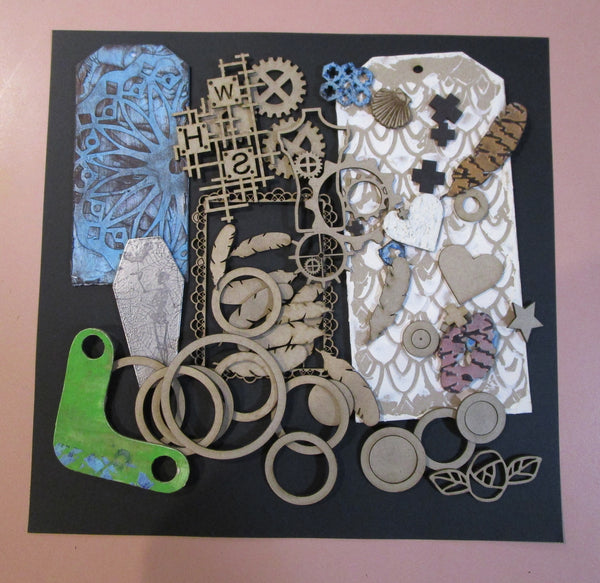 Mixed Media Chipboard Packs From My Bits Box
