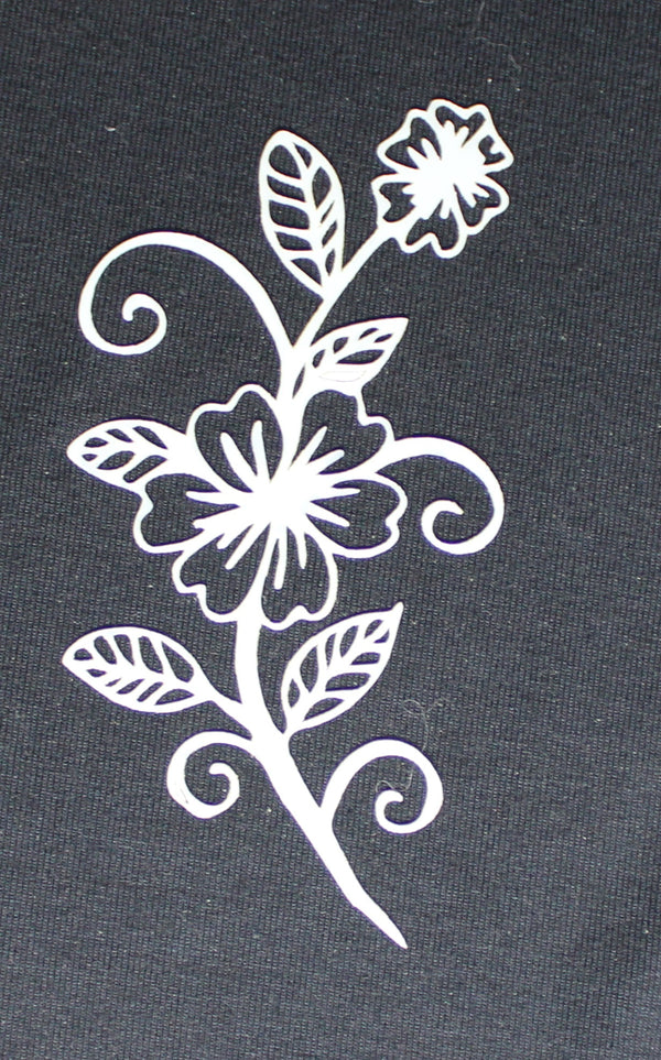 Stencil/Mask Flower Flourish Twig