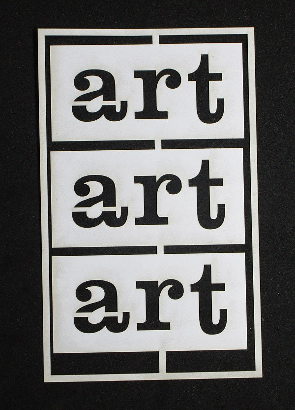 White Mixed Media Cardstock Art Tiles