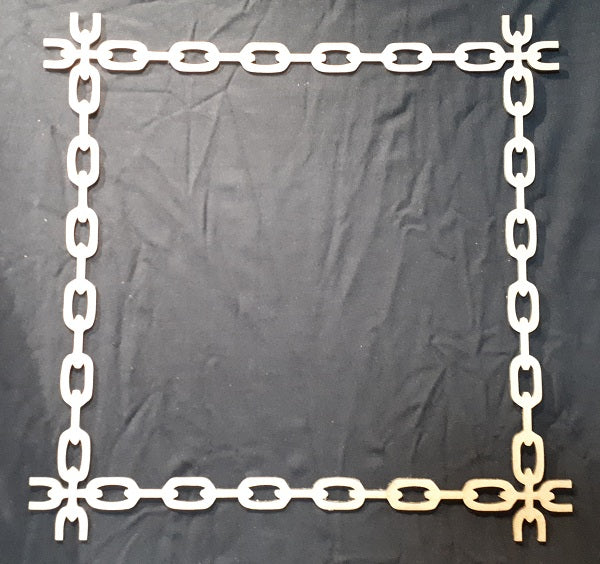 12 x 12 Chipboard Frame Chain Square Large