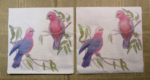 Paper Napkins (Pack of 2) Australia Birds Galah