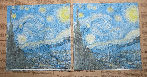 Paper Napkins (Pack of 2) Art Work Stary Night Blue Sky