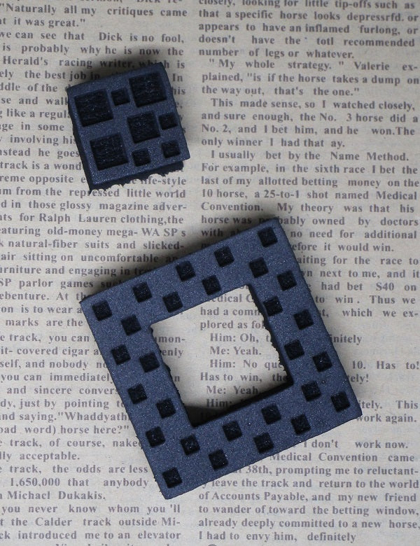 Foam Stamps Squares Set of 2