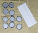 Metal Bottle Caps and Epoxy Stickers