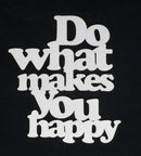 White Cardstock Word Do What Makes You Happy