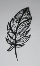 Black Cardstock Decorative Feather Lace Cut