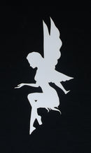 White Cardstock Fairy Sitting