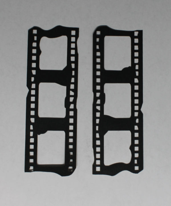 Black Cardstock Film Strip Small Pack of 2