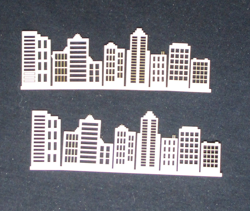 White Cardstock City Small (Pack of 2)