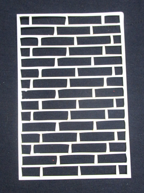 White Cardstock Brickwall