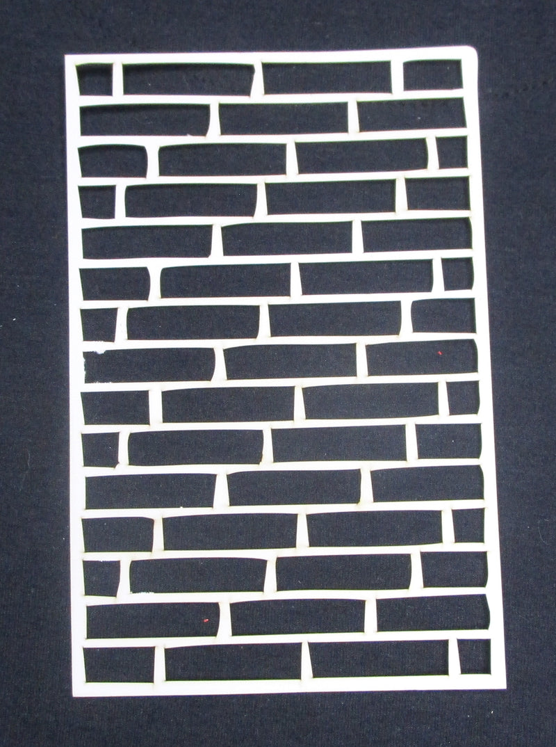 White Cardstock Brickwall