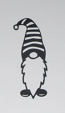 Black Cardstock Mini Gnome with Stripes