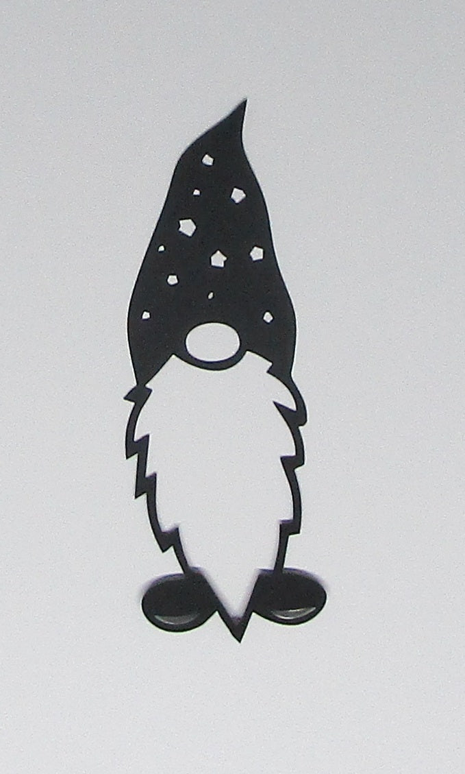 Black Cardstock Mini Gnome with Dots