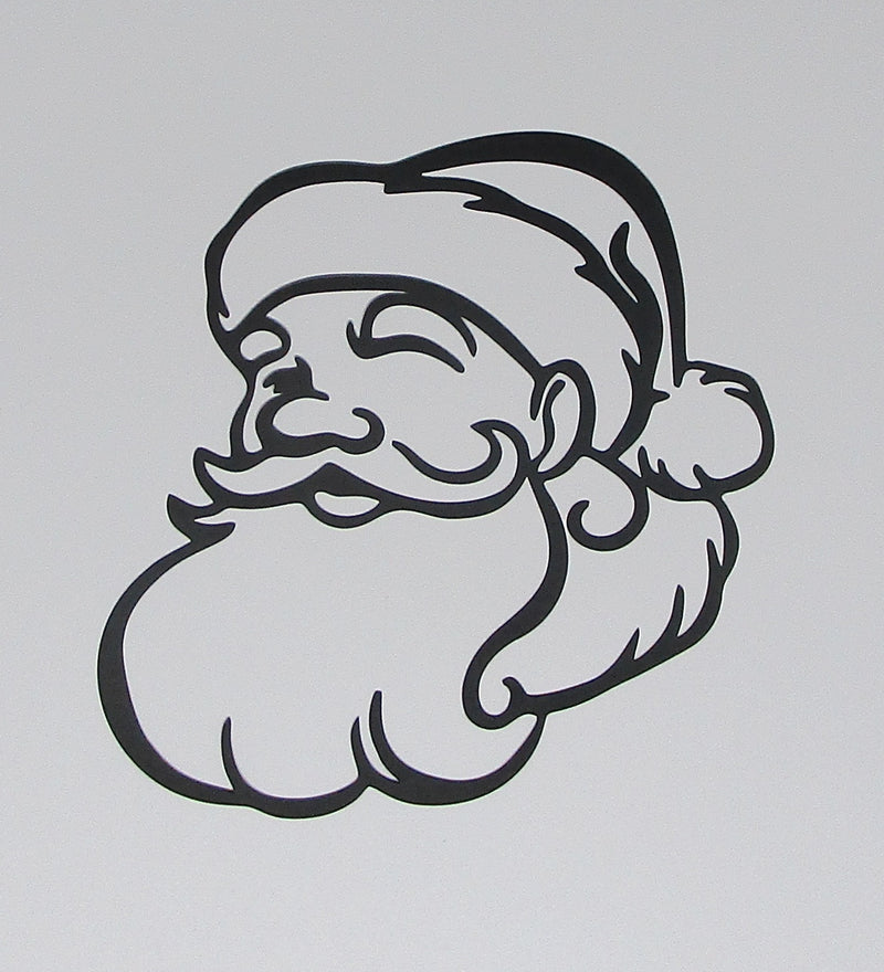 Black Cardstock Santa Ho Ho HO