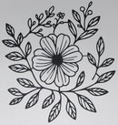 Black Cardstock Flower and Leaves Collection
