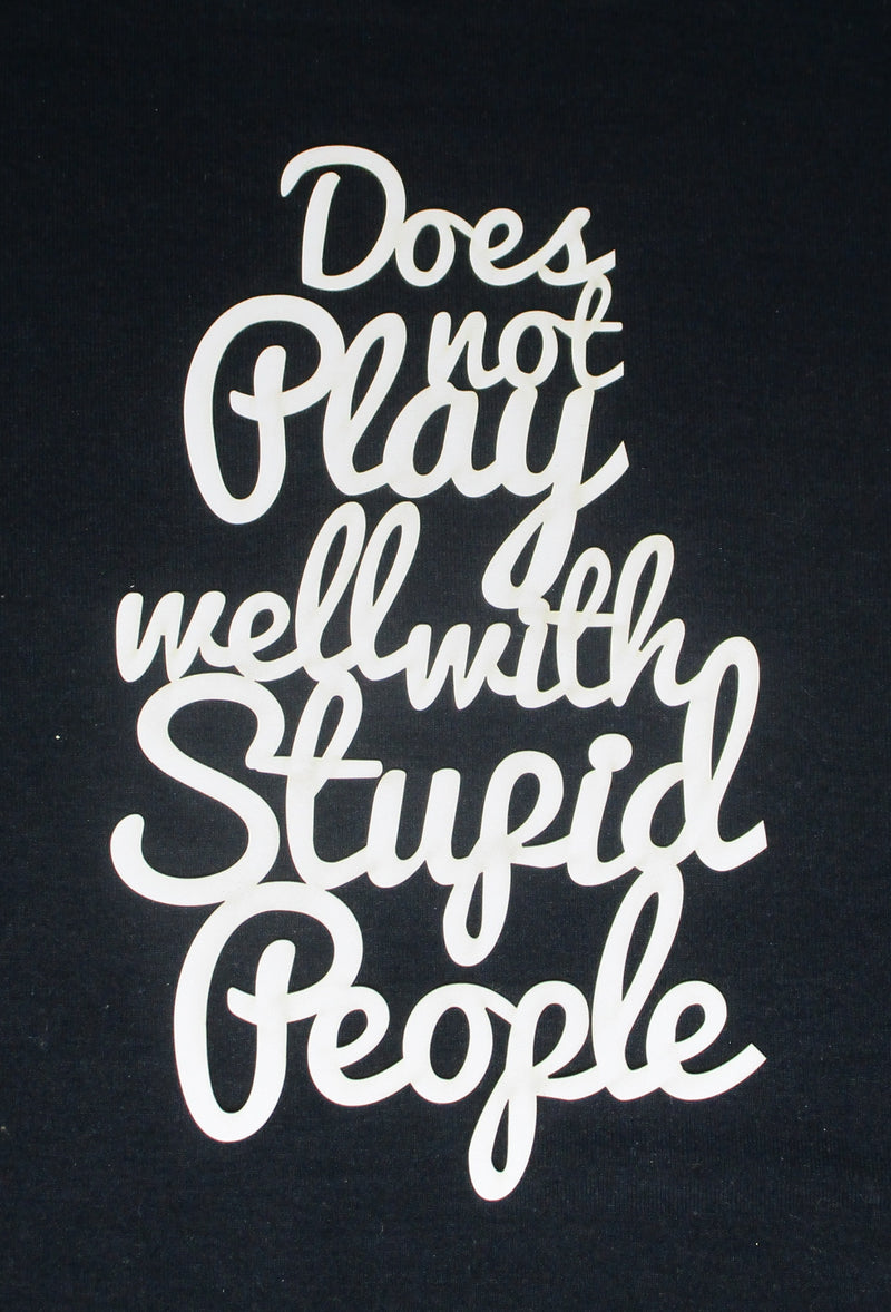 White Cardstock Word Does not play well with stupid people