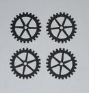 Black Cardstock Cogs Sprockets