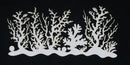 White Cardstock Coral and Seaweed Cluster
