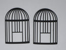 Black Cardstock Bird Cage Small Pack of 2