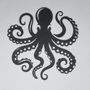 Black Cardstock Octopus Swimming