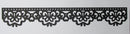 Black Cardstock Decorative Lace Strips 12 inch