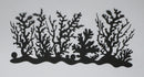 Black Cardstock Coral and Seaweed Cluster