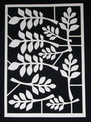 White Cardstock A4 Assorted Sized Foliage