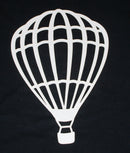 White Cardstock Hot Air Balloon Medium