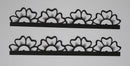 Black Cardstock Border Strip Sunflower Small