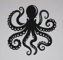 Black Cardstock Cute Octopus Small