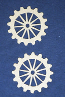 Kraft Cardstock Cogs Medium Pack of 2