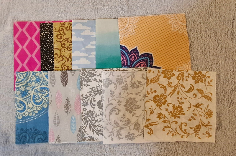 Assorted Paper Napkins (Pack of 10) Mixed Designs