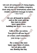Acetate Transparency Quotes and Sayings Layers