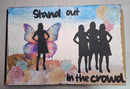 Online Class Stand out in the Crowd Art Journal Page