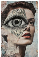Acetate Transparency Coloured Fantasy Face My Weird Eye