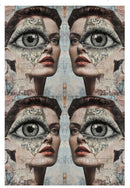 Acetate Transparency Coloured Fantasy Face My Weird Eye
