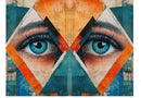 Acetate Transparency Coloured Fantasy Face Diamond of My Eye