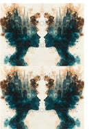 Acetate Transparency Coloured Fantasy Face Building with Splatters