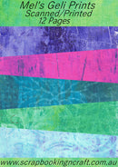 Mels Geli Prints (Scanned Digital Images ) A4 Pack of 12 Sheets