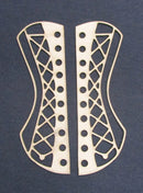 Chipboard Dress corset for Lacing