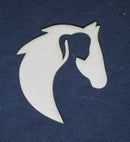 Chipboard Horse and Girl existing as one