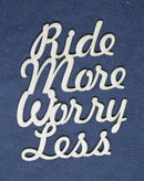 Chipboard Word Ride More Worry Less
