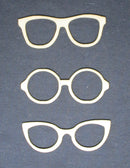 Chipboard Dressup Glasses Set of 3