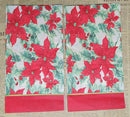 Paper Napkins (Pack of 2) Pointsettia Flowers (Slight Abstract)