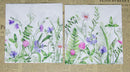Paper Napkins (Pack of 2) Purple and Pink Flower Garden