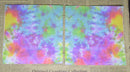 Paper Napkins (Pack of 2) Colourful Tie Die Look Pink Yellow Blue Green