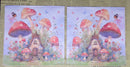 Paper Napkins (Pack of 2) Mushrooms and Fairy House Fairy Florals