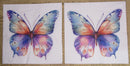 Paper Napkins (Pack of 2) Large Butterfly Blue Orange