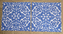Paper Napkins (Pack of 2) Blue Mosaic Swirl Design