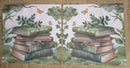 Paper Napkins (Pack of 2) Stack of Books ion n ature Setting Leaves Trees